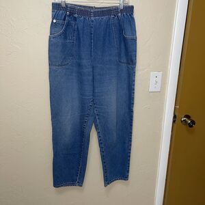 Cabin Creek Pull On Denim Jeans Size 14